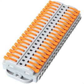 GKEEMARS 4Pcs Lever Wire Connectors, Wire Splicing 20 Conductor Connectors for Circuit Inline 28-12 AWG