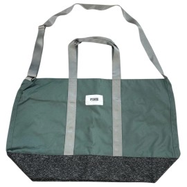 Victoria’s Secret Pink Victoria Secret PINK Weekender Tote Duffel Bag Huge Green & Gray Logo Bag