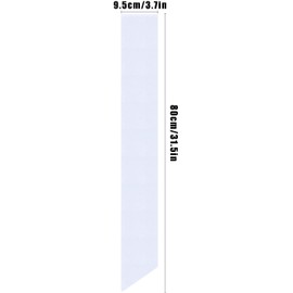 4 Pieces White Blank Satin Sashes Homecoming Sashes DIY Plain Sash for Pageant Wedding Party Decoration Hen Night