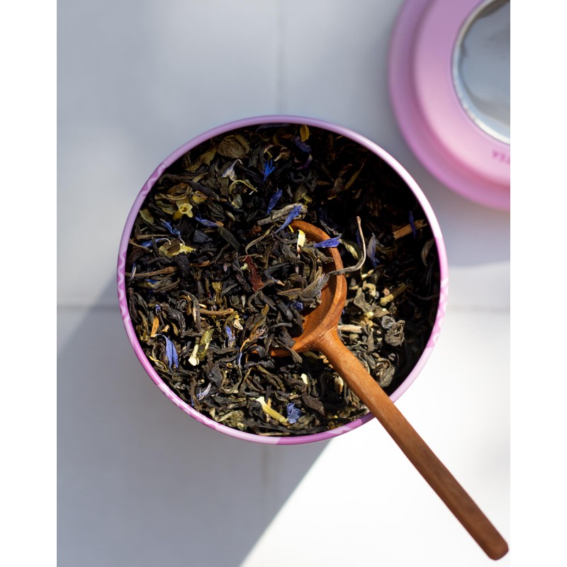JusTea PURPLE JASMINE | Loose Leaf Purple Tea | Tin