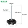 M METERXITY 6-Pack Star Clamping Knobs, M6x60mm Male Thread Hand