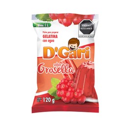 D'Gari Gelatin Dessert Grosella- Dgari grosella- 5 pack (GROSELLA)