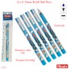 Montex 5 x 0.7mm Steel Tip Smooth Flow Ball Pen