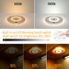 Obeaming 2 Pack 12V LED Ceiling Dome Light 400LM, 4.75"