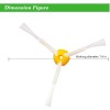 Fit irobot Armed Side Brush For iRobot Roomba 500 600