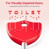 Radar Key for Disabled Toilets UK, Disabled Toilet Key, Red,