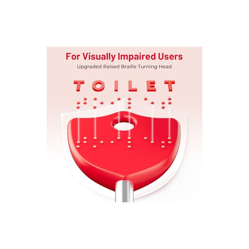 Radar Key for Disabled Toilets UK, Disabled Toilet Key, Red,