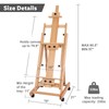 Painting Easel for Adults, Holds 2 Canvases Painting Easel, Removable