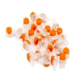 Pack of 120 Waterproof Telephone Cable Connectors Cable Clamps for Single Core & Data Telephone Cable for Easy Cable Connection