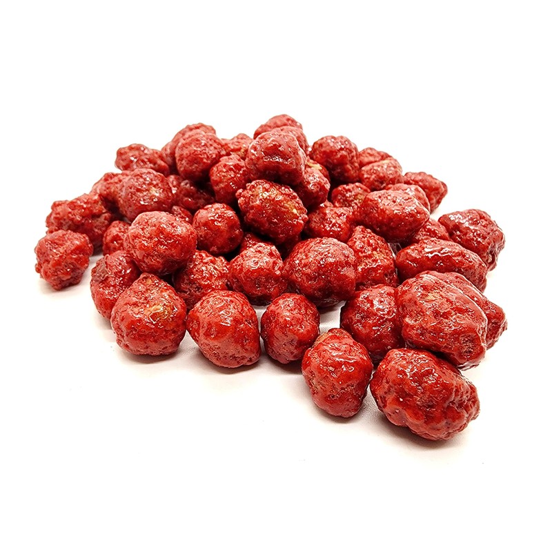 Cacahuate Garapiado Mexican Candied Peanuts, Traditional Red Sugar Coating, Sweet
