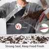 HOUSE AGAIN 12 Pack Stainless Steel Chip Bag Clips Covered