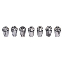 findmall 7Pcs ER20 Spring Collet Set 1/8-1/2 for CNC Milling Lathe Tool Workholding Engraving Machine