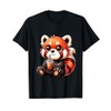 Cute Red Panda Bubble Tea Boba T-Shirt