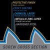Power Pro 47879 Lag Screws, #5/16 x 6, Star Drive