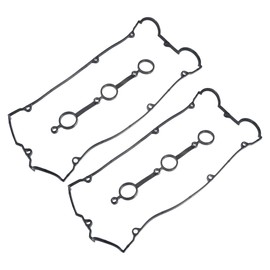 Hihaha No. 2244139810 Valve Cover Gasket for Hyundai Santa Fe 2003-2006 / Inner Engine Cylinder Head Valve Cover Gasket Set / Durable Rubber / 2 Sets Black