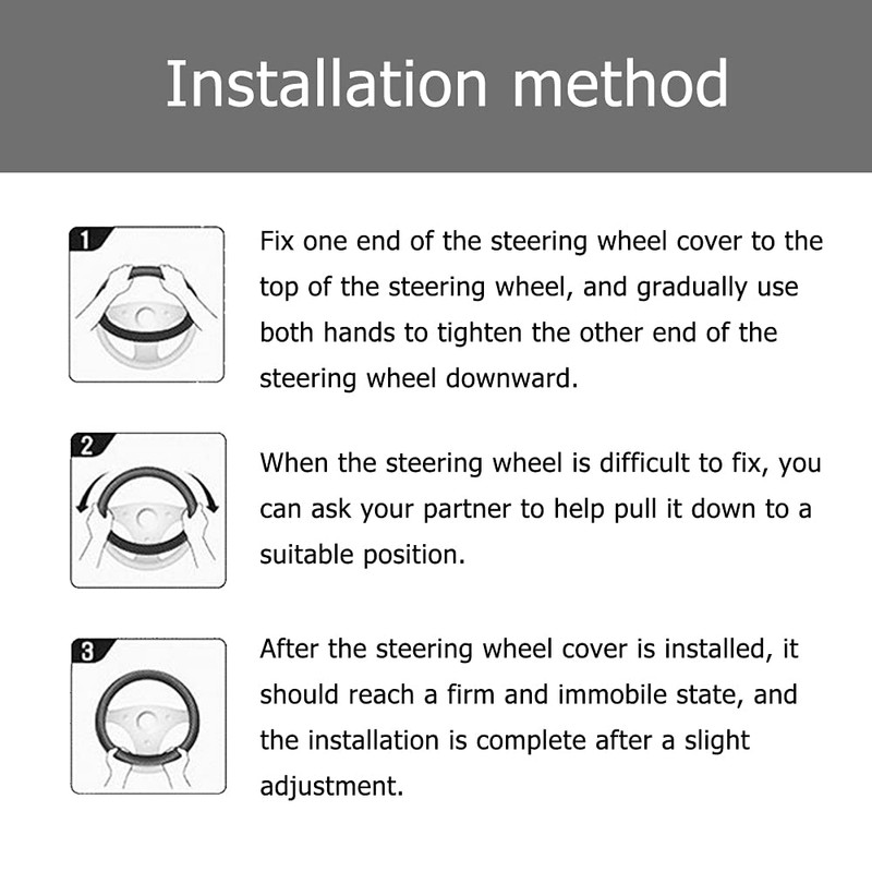 CNYMANY - Funda de silicona directa para volante de coche,