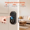 Keyless Entry Door Lock with Camera Electronic Smart Lock Fingerprint