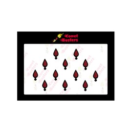 Comet Busters Traditional Maroon Bindi