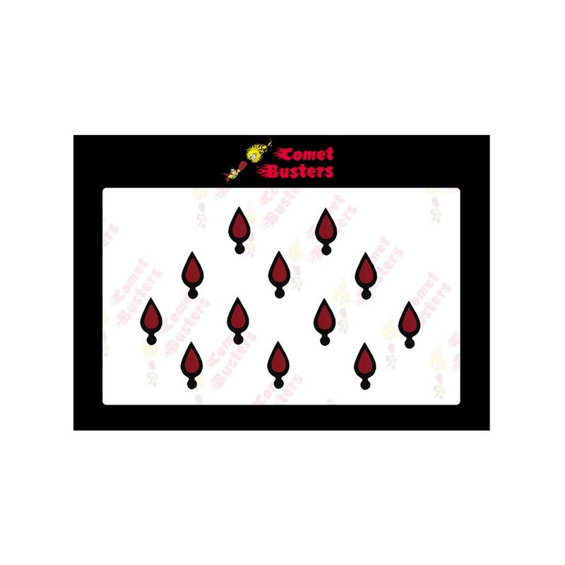 Comet Busters Traditional Maroon Bindi