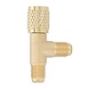 Pissente Quick Coupler Access Tee, Brass 1/4in SAE Interface Sturdy