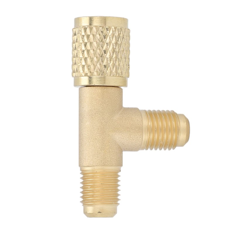 Pissente Quick Coupler Access Tee, Brass 1/4in SAE Interface Sturdy