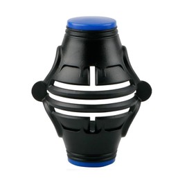 SAMCOS Golf Ball Marker Triple 3 Line Golf Ball Alignment Tool Easy to Line Easy to Carry 360 Degree + 180 Degree Coupling Golf Ball Line Drawing Marker Kit (Blue)