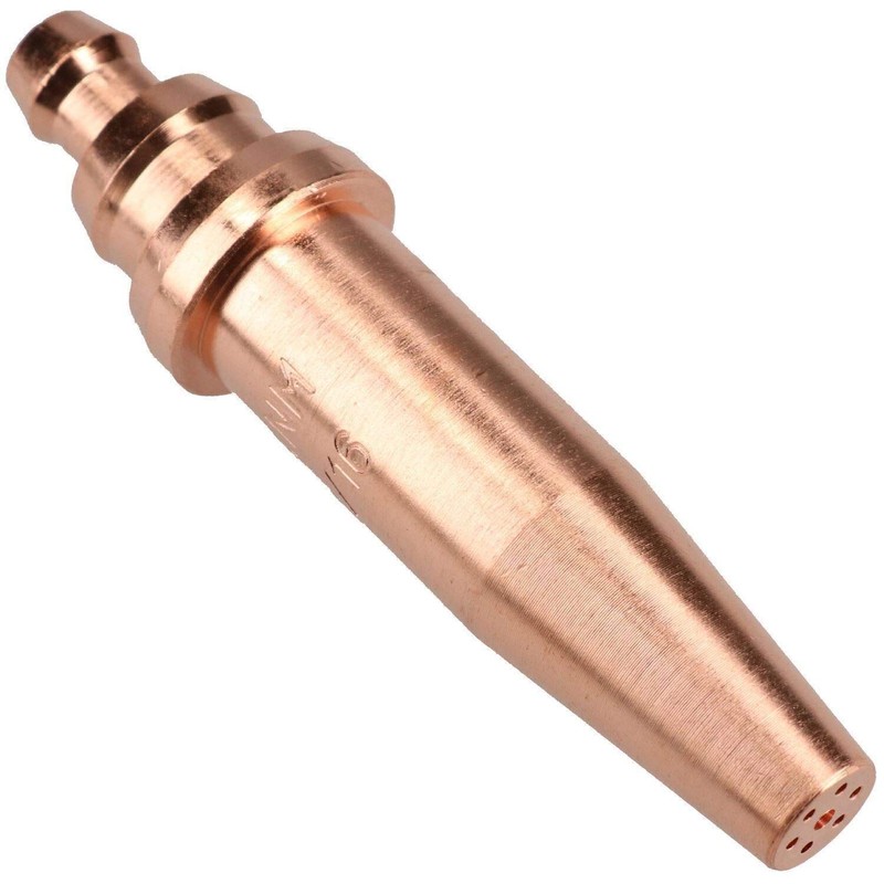 ANM Acetylene Oxygen Gas Cutting Nozzle Tip Standard Length 1/16"