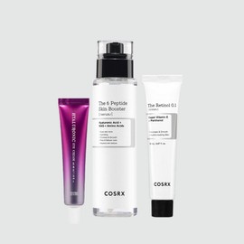 COSRX Skin Booster & The Retinol 0.1 Cream & Ten Zero Hyaluronic Eye Cream Special Set, 1 Piece / 코스알엑스 스킨부스터 & 더 레티놀 0.1 크림 & 텐제로 히알루론 아이크림 기획세트, 1개
