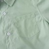 Spring&Gege Boys' Short Sleeve Dress Shirts Formal Uniform Poplin Solid,