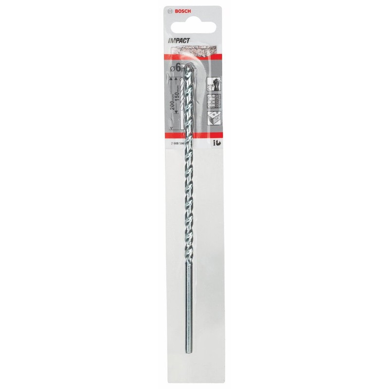Bosch 2608596143 Masonry Drill Cyl-1 6mmx5.9inx7.87In