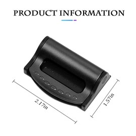 1 Paar Sicherheitsgurt Clip Einsteller Gurtbreite Sicherheitsgurt-Einsteller zum Einstellen der Sicherheitsgurtspannung Sicherheitsgurt-Clip Sicherheitsgurt Clip Sicherheitsgurt Einsteller