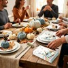 40 Pack Fall Disposable Paper Decorative Thanksgiving Leaf Pumpkin Napkins