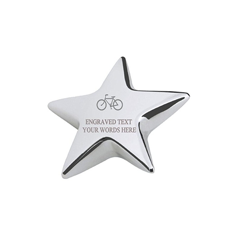 Bicylce Radfahrer Sports Schreibtisch Briefbeschwerer Gravur