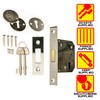TSS 3 Lever Mortice Dead Locks for Internal Doors 2.5"