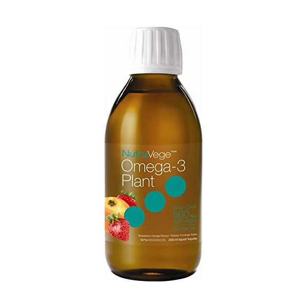 Natures Way NutraVege StrawberryOrange 200 mL - Omega3 de Algas
