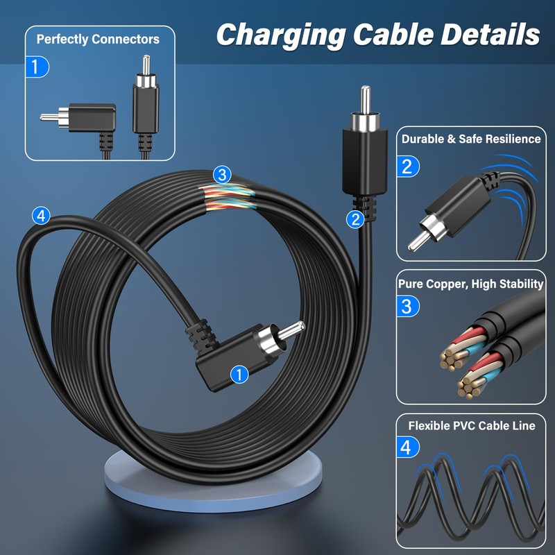 2Pcs Satellite Speaker Cable Replacement Compatible with Vizio Speaker