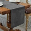 BALCONY & FALCON Table Runner for Dining Room Grey Washable
