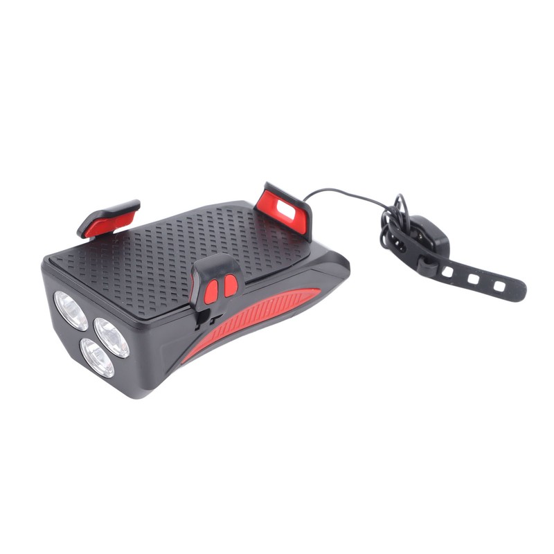 Bicycle Light Multifunctional Bike Phone Stand Headlight Speakers Kit for