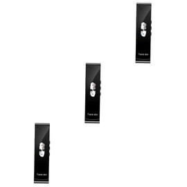 Operitacx 3stücke Intelligente Übersetzungsmaschine Tragbarer Sprachübersetzer Für Und Meetings -voice-übersetzung Hohe Genauigkeit Lange Batterielaufzeit Benutzerfreundlich Schwarz