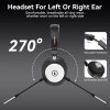Wantek Bluetooth Headset V5.3 with Microphone for PC, USB Dongle,