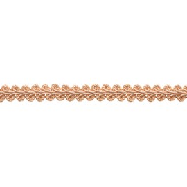 DÉCOPRO 1/2" (1cm) Basic Solid Collection French Gimp Braid Trim # FGS Light Salmon Orange #E16 (Light Peach) 10 Yard Value Pack (30 ft/9.5m)