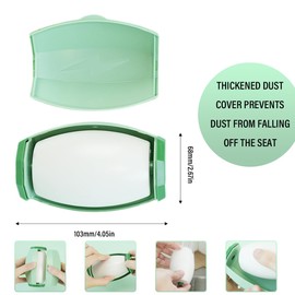 JAWUZ Pack of 2 Reusable Lint Roller, Paw Meadow Lint Roller, Washable Mini Pet Hair Remover, Lint Roller, Compact Portable Lint Roller, Pet Hair Remover, Lint Roller, a