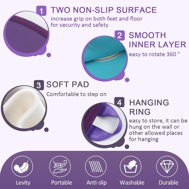 Pivot Disc and Patient Transfer Board-Turning Devices for Elderly and