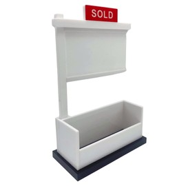 Real Estate Business Card Holder Display, Sale Sign Realtor Agents Business Card Holder for Desk, Office Reception Tabletop Card Stand - Holds 3.5 x 2 inch Cards
