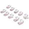 100pcs Cat Shape Paper Clips Colorful Plating Process Increased Slip
