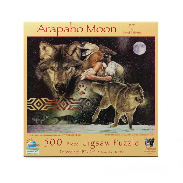 SUNSOUT INC - Arapaho Moon - 500 pc Jigsaw Puzzle