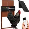 Automatic Chicken Coop Door Solar Powered with HD Screen, Timer