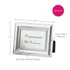 Beaded Mini Silver Picture Frames/Place Card Holder, Wedding Decor, Wedding