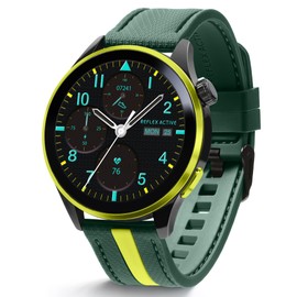 Reflex Active Series 54 AMOLED GPS Green and Yellow Smart Calling Watch