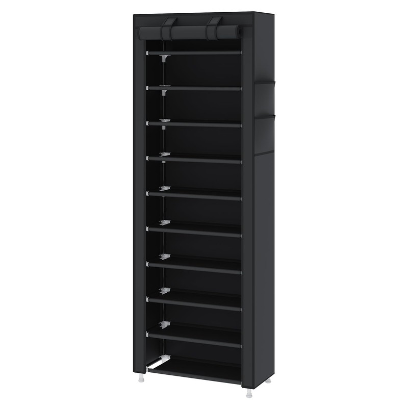 UDEAR 10-Tier Free Standing Shoe Rack Sturdy Shoe Rack Organizer